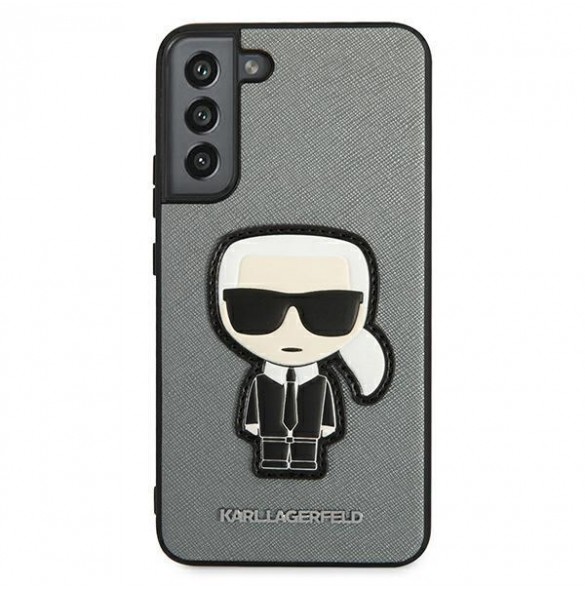 Samsung Galaxy S22 Plus och väldigt snyggt skydd från Karl Lagerfeld.