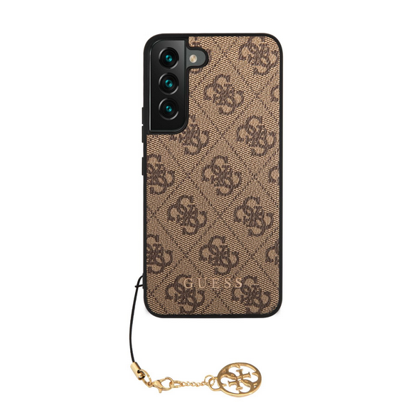 Guess 4G Charms Fodral till Samsung Galaxy S22 - Brun