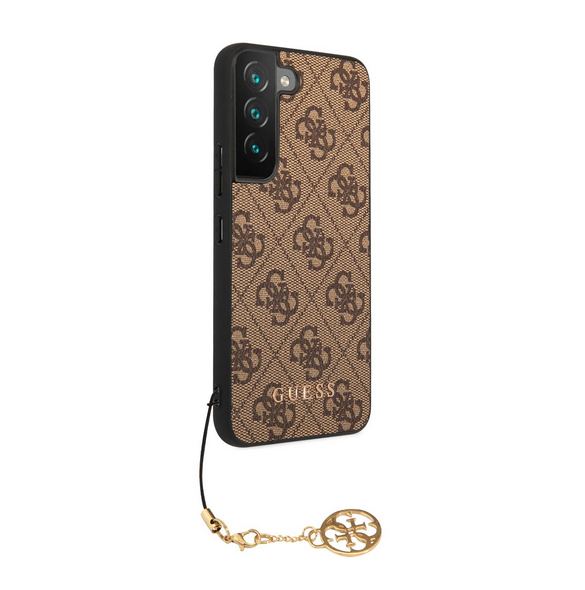 Guess 4G Charms Fodral till Samsung Galaxy S22 - Brun