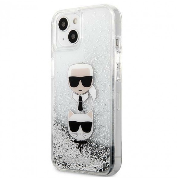 iPhone 13 Mini och väldigt snyggt skydd från Karl Lagerfeld.