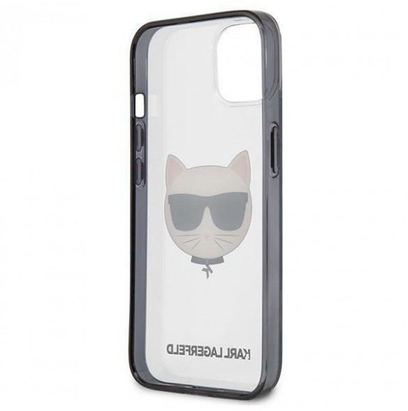 iPhone 13 Mini och väldigt snyggt skydd från Karl Lagerfeld.