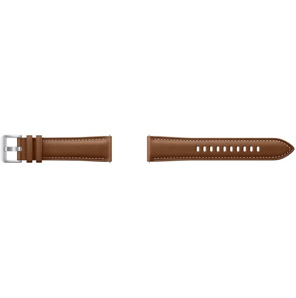 Galaxy Watch 3 Stitch Leather Strap 20mm - Brun( ET-SLR85SAE)