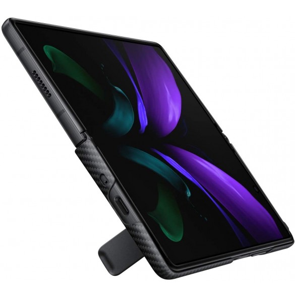 Samsung Aramid Cover-fodral till Samsung Galaxy Z Fold 2 5G - Svart (EF-XF916SBE)