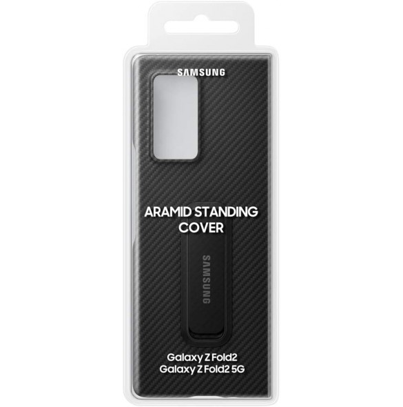 Samsung Aramid Cover-fodral till Samsung Galaxy Z Fold 2 5G - Svart (EF-XF916SBE)