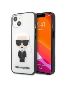 Med detta skal kommer du att vara lugn för iPhone 13 Mini väldigt snyggt skydd från Karl Lagerfeld.