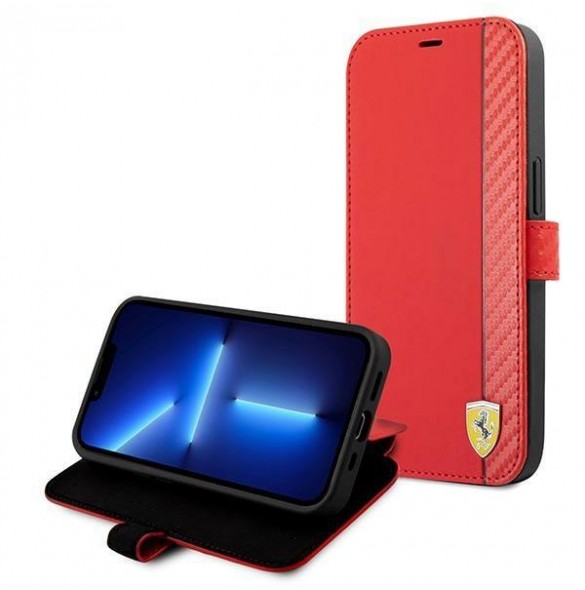 Med detta skal kommer du att vara lugn för iPhone 13 Mini väldigt snyggt skydd från Ferrari.