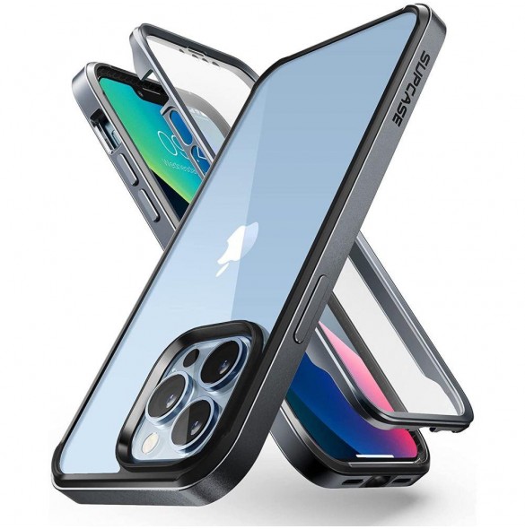 Med detta skal kommer du att vara lugn för iPhone 13 Pro väldigt snyggt skydd från Supcase.