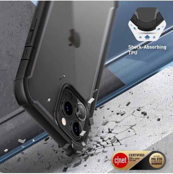 Vackert och pålitligt skyddsfodral för iPhone 13 Pro.