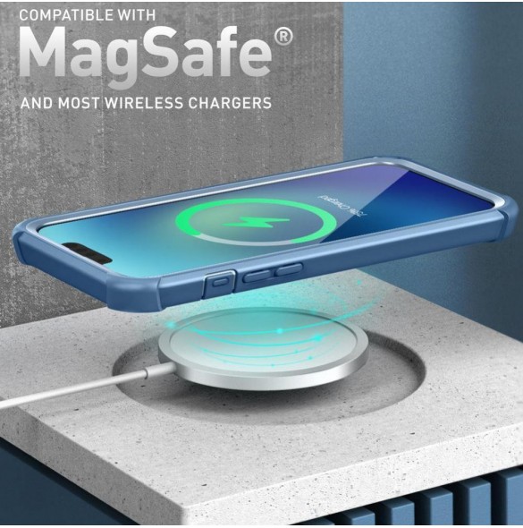 Med detta skal kommer du att vara lugn för iPhone 13 väldigt snyggt skydd från Supcase.