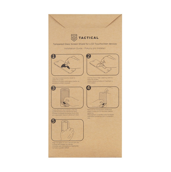 Tactical Glass Shield 5D för Motorola Moto E30/E40 - Svart