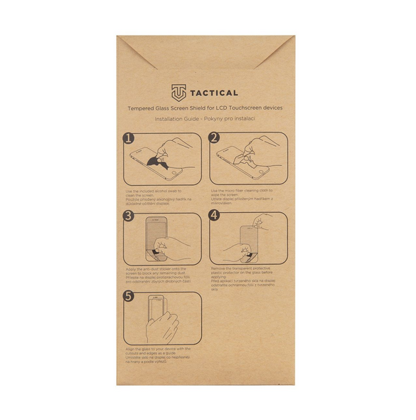 Tactical Glass Shield 2.5D till Motorola Moto G51 - Genomskinlig