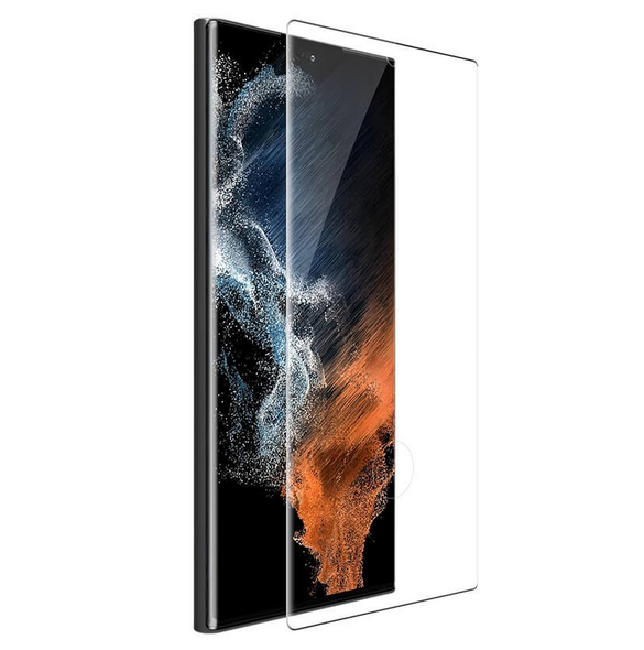 Nillkin Tempered Glass 3D CP+ MAX för Samsung Galaxy S22 Ultra - Svart