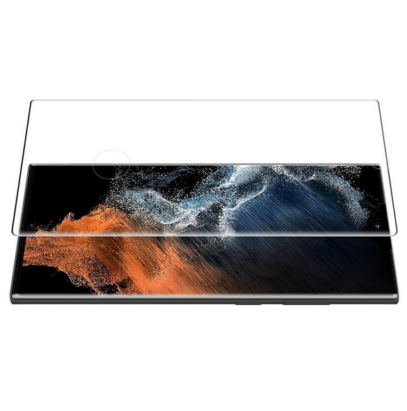Nillkin Tempered Glass 3D CP+ MAX för Samsung Galaxy S22 Ultra - Svart