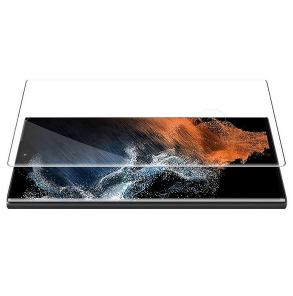 Nillkin Tempered Glass 3D CP+ MAX för Samsung Galaxy S22 Ultra - Svart