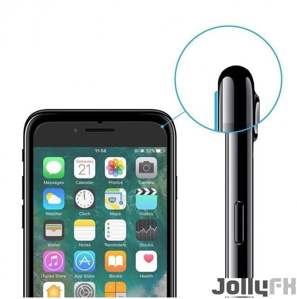 JollyFX Tempered Glass 9H skärmskydd för Vivo Y72 5G (förpackning – kuvert)