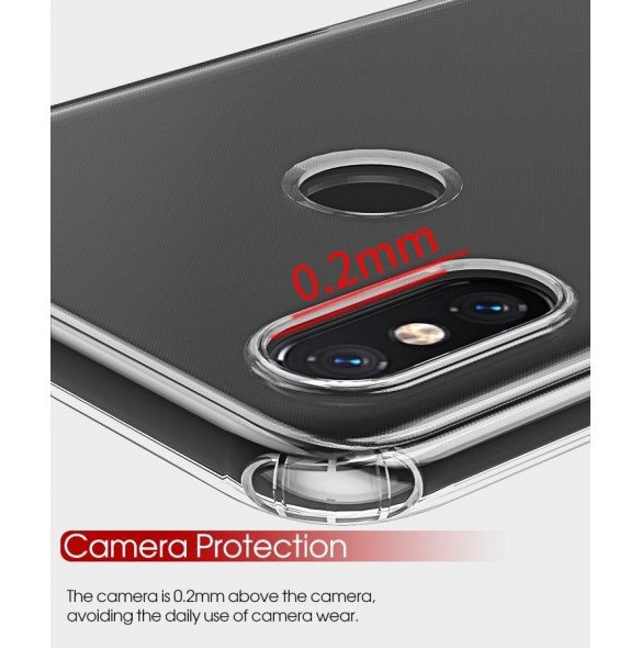 Genomskinligt och väldigt snyggt skydd för Xiaomi Redmi Note 5A.