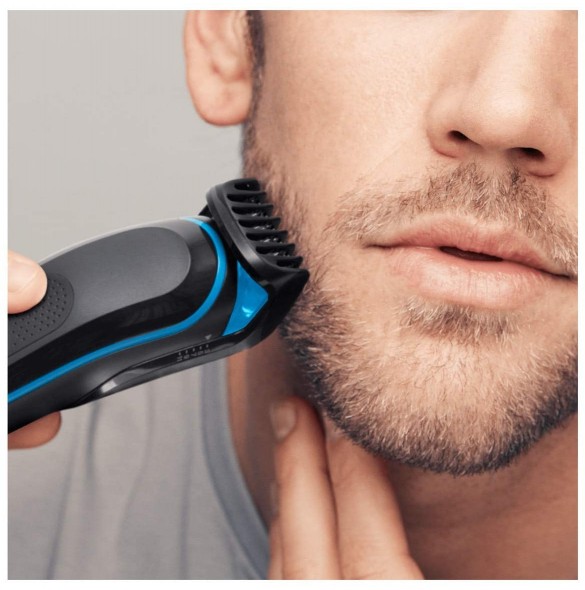 Braun MGK3042 7 in 1 skägg / hår trimmer Svart / Blå