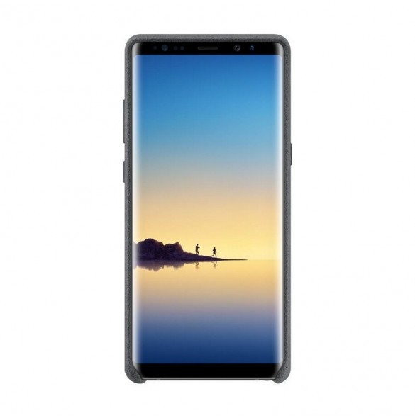 Samsung EF-XN950AJE Alcantera Back Cover Till N950 Galaxy Note 8 - Dark Grey