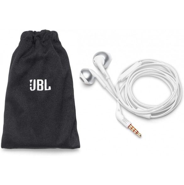JBL T205  In-Ear Headphones with In-Line Microphone - Vit