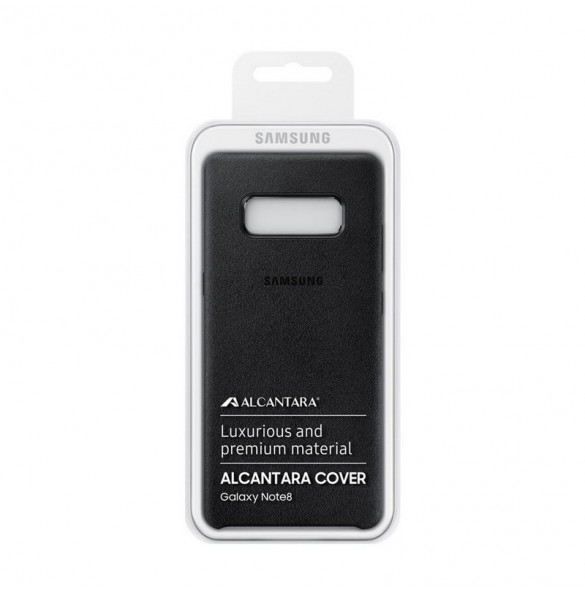 Samsung EF-XN950AJE Alcantera Back Cover Till N950 Galaxy Note 8 - Dark Grey