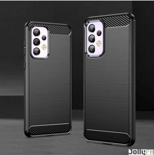 Svart och väldigt stilrent skal till Samsung Galaxy A33 5G.