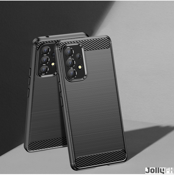 Svart och väldigt stilrent skal till Samsung Galaxy A53 5G.