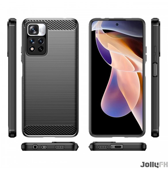 Xiaomi Poco X4 Pro 5G och väldigt snyggt skydd från JollyFX.