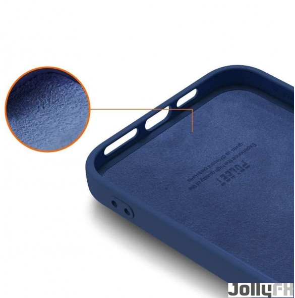 JollyFX Silikonfodral Mjukt flexibelt gummiskydd för Xiaomi Redmi Note 10 5G / Poco M3 Pro - Blå