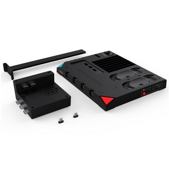 - Möjlighet att ladda 4 Joycon-kontroller
- Möjlighet att ladda 2 Nintendo Pro Controller-drivrutiner