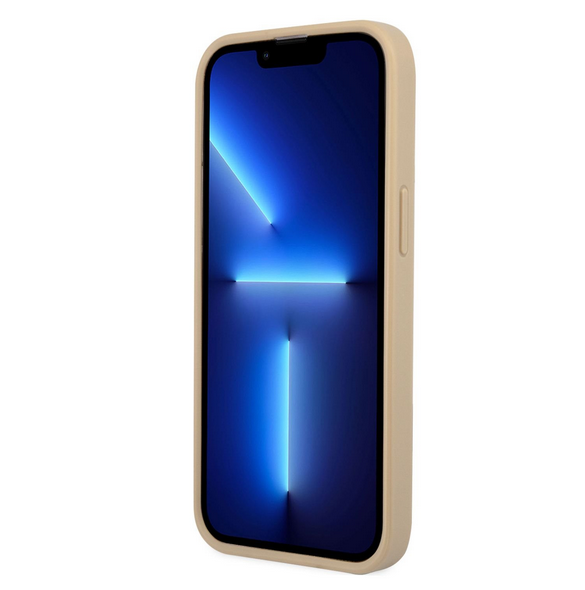 Beige och väldigt stilrent skal till iPhone 13 Mini.