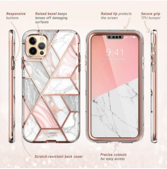 Supcase Cosmo Snap iPhone 13 Pro - Marble
