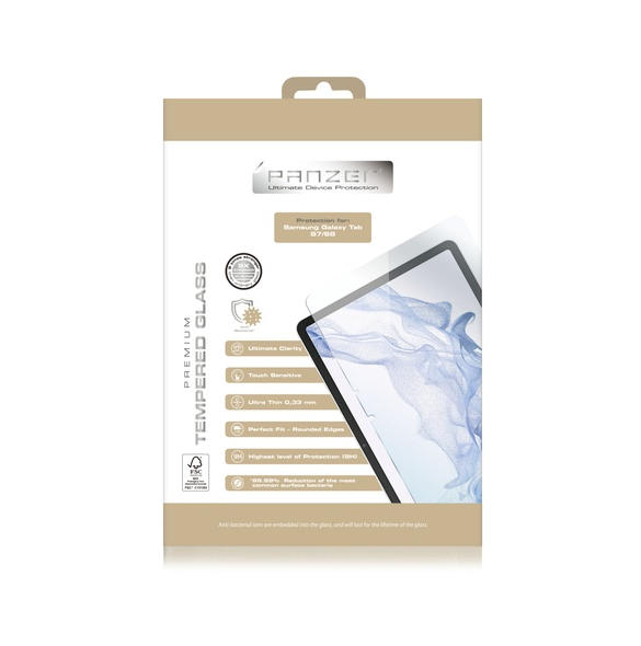 Panzer Samsung Galaxy Tab S8 härdat glas