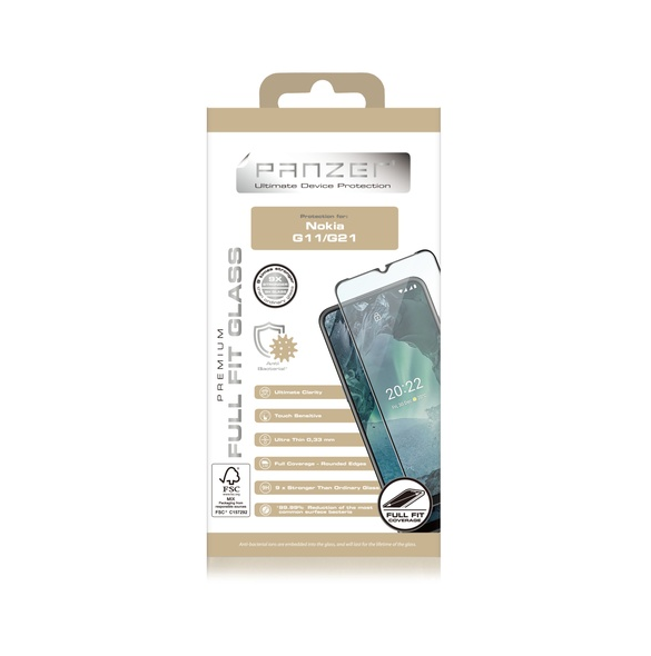 Panzer Nokia G11/G21 Full-fit glas - Svart