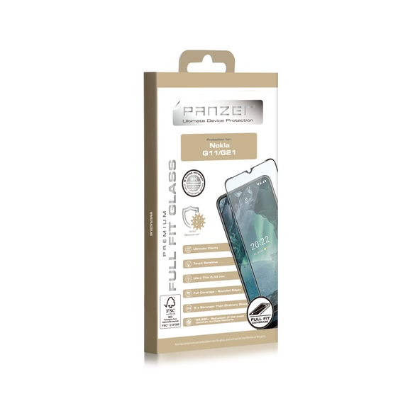 Panzer Nokia G11/G21 Full-fit glas - Svart
