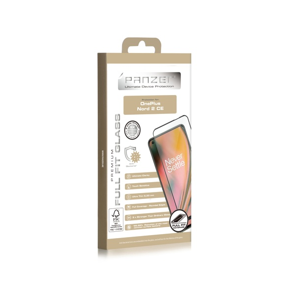 Panzer OnePlus Nord CE 2 Full-fit glas - Svart