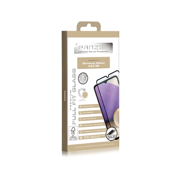 Panzer Samsung Galaxy A33 5G Full Fit Glas - Svart