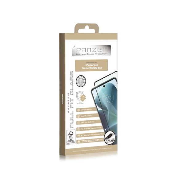 Panzer Motorola Moto G200 Full Fit Glas - Svart