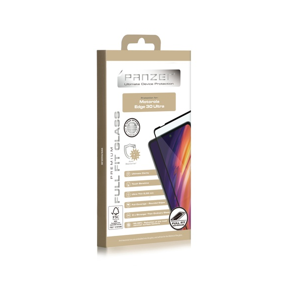 Panzer Motorola Edge 30 Pro Full Fit Glas - Svart
