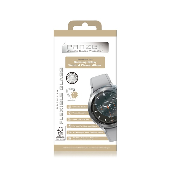 Panzer Samsung Galaxy Watch 4 Classic 46mm flexibelt glas