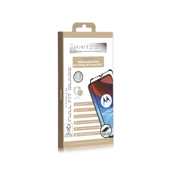 Panzer Motorola Moto G10/E7i Power FullFit - Svart