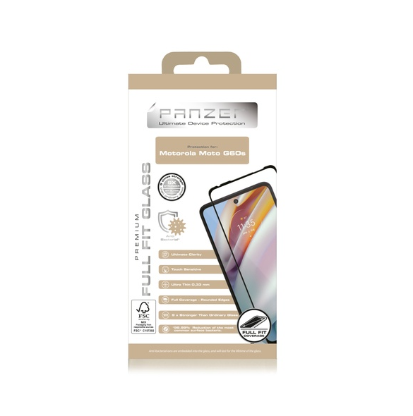Panzer Motorola G60s Full-Fit Glas - Svart