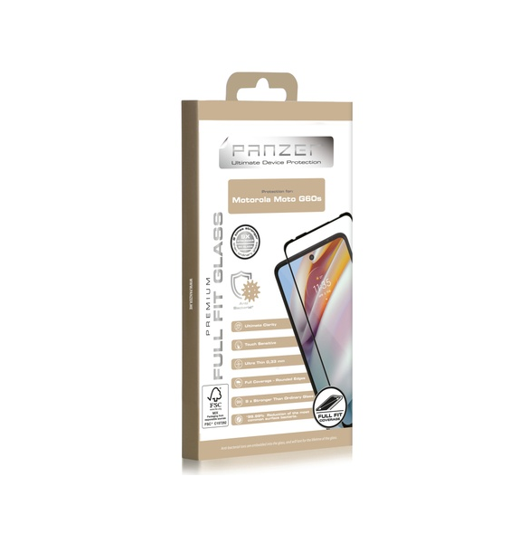 Panzer Motorola G60s Full-Fit Glas - Svart