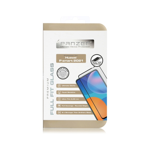 Panzer Huawei P Smart 2021 Full-fit glas - Svart