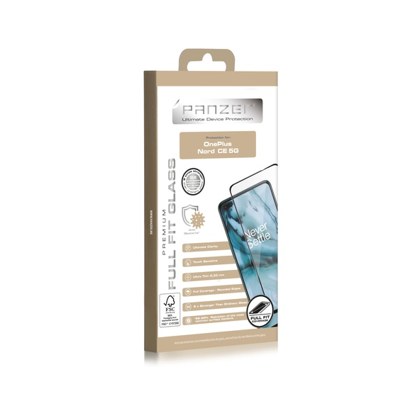 Panzer OnePlus Nord CE 5G Full-fit glas - Svart