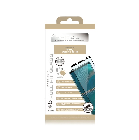 Panzer Sony Xperia 5 III Full-Fit Glas - Svart