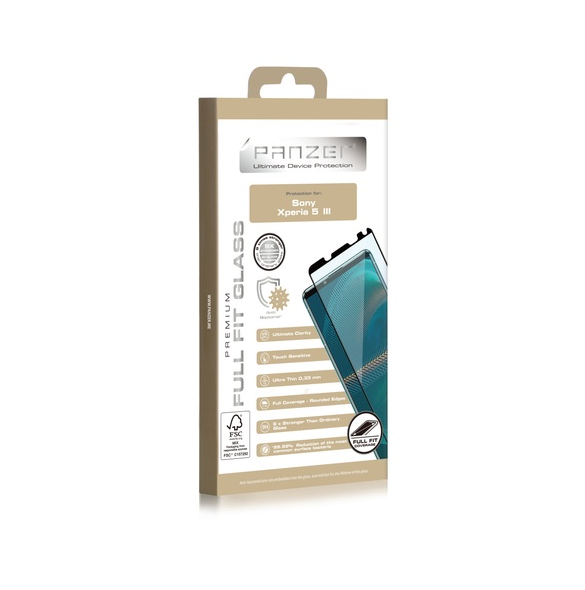 Panzer Sony Xperia 5 III Full-Fit Glas - Svart
