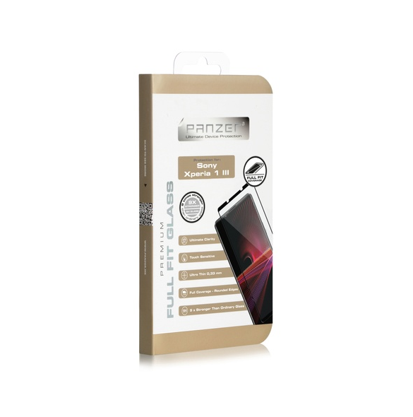 Panzer Sony Xperia 1 III Full-Fit Glas - Svart