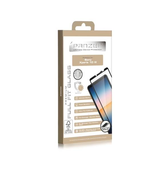 Panzer Sony Xperia 10 III Full-Fit Glas - Svart