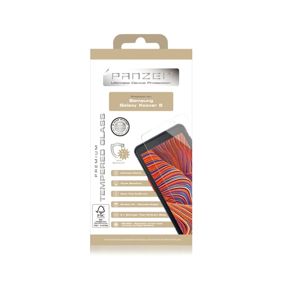Panzer Samsung Galaxy Xcover 5, härdat glas