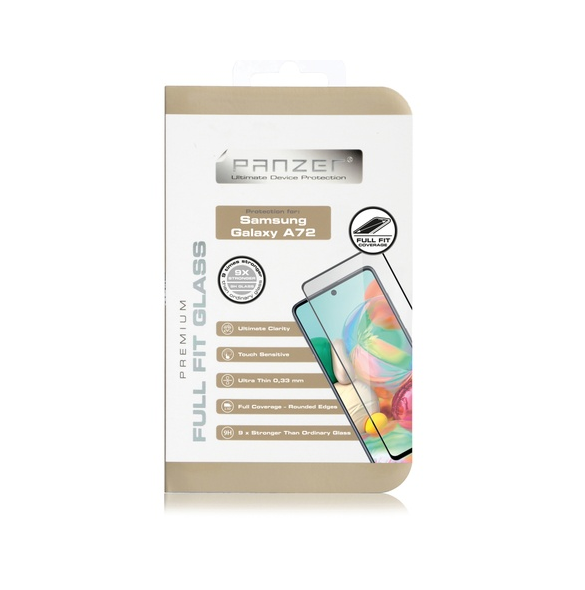 Panzer Samsung Galaxy A72 5G Full-fit glas - Svart